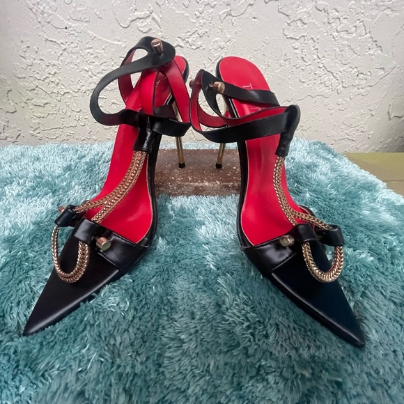 Pleaser RED insoles Haute couture heels size 7 TEENSTREETS - Picture 13 of 16